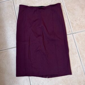 Liverpool Stitch Fix Burgundy Office High Waisted Pencil Skirt